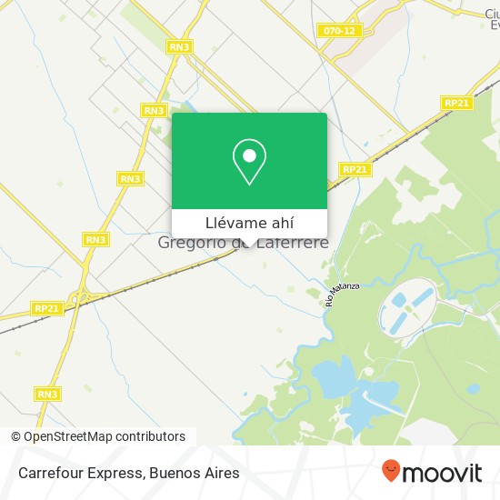 Mapa de Carrefour Express