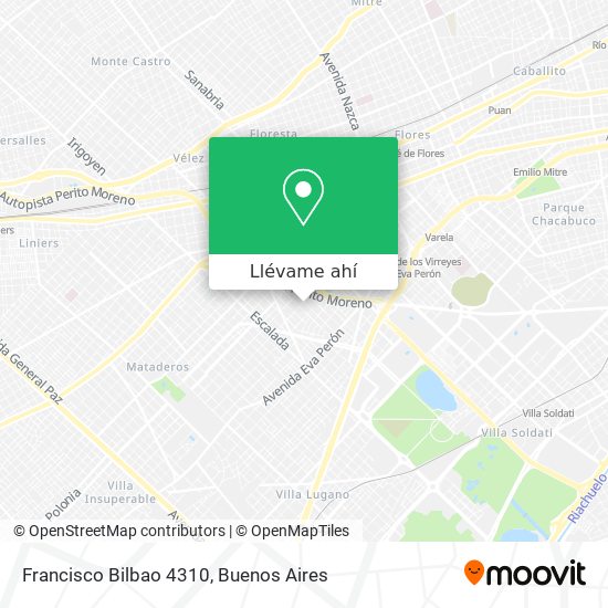 Mapa de Francisco Bilbao 4310