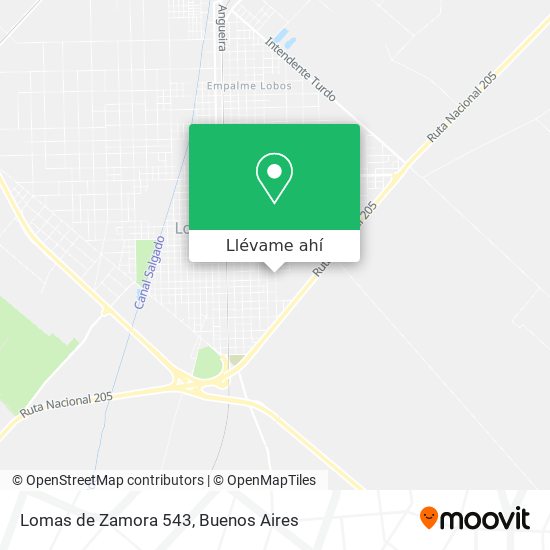 Mapa de Lomas de Zamora 543