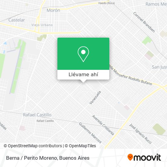 Mapa de Berna / Perito Moreno