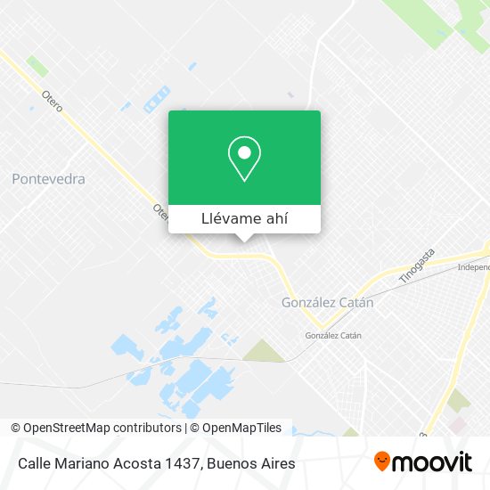 Mapa de Calle Mariano Acosta 1437