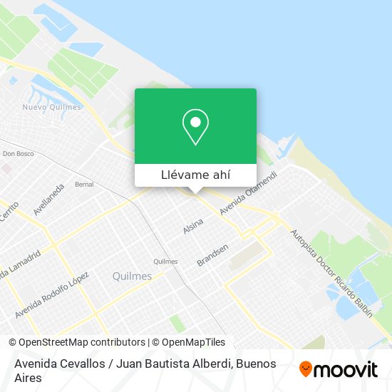 Mapa de Avenida Cevallos / Juan Bautista Alberdi