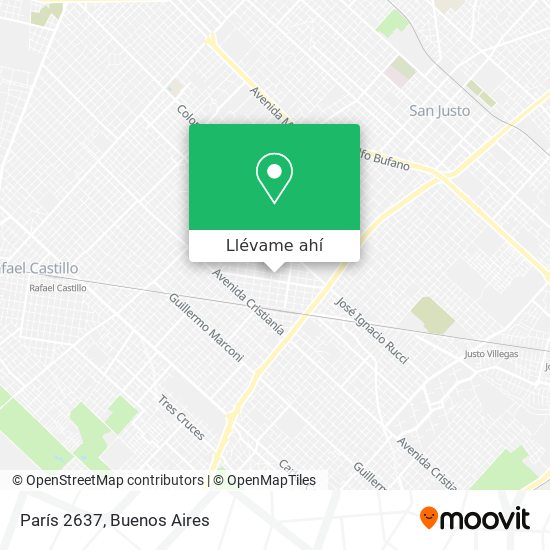 Mapa de París 2637