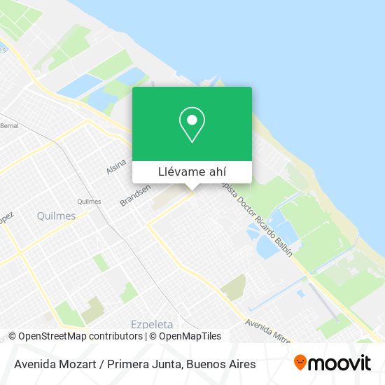 Mapa de Avenida Mozart / Primera Junta