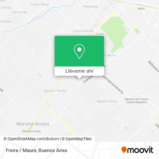 Mapa de Freire / Maure
