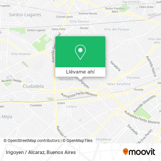 Mapa de Irigoyen / Alcaraz