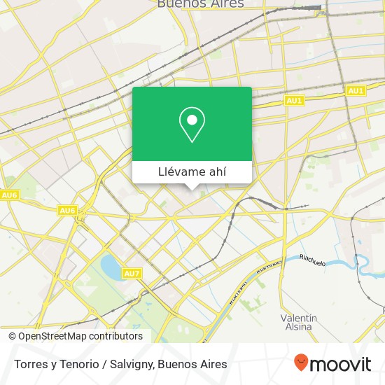 Mapa de Torres y Tenorio / Salvigny