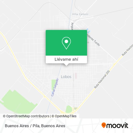 Mapa de Buenos Aires / Pila