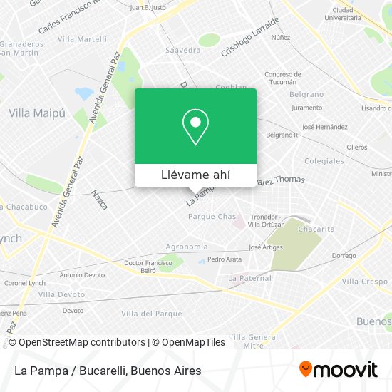 Mapa de La Pampa / Bucarelli