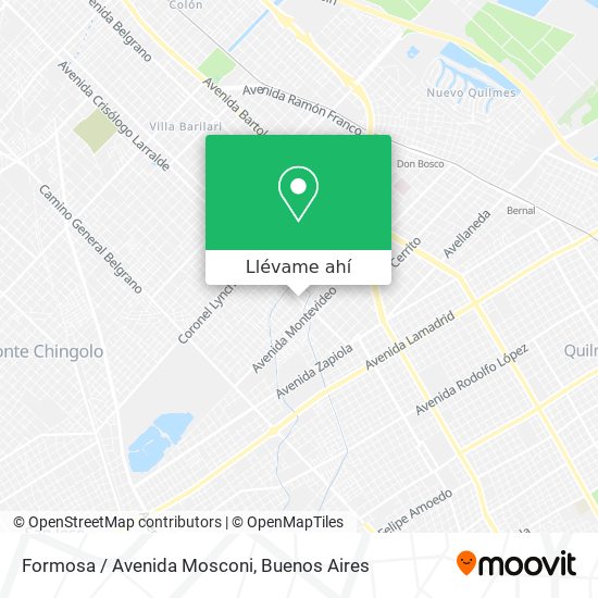Mapa de Formosa / Avenida Mosconi