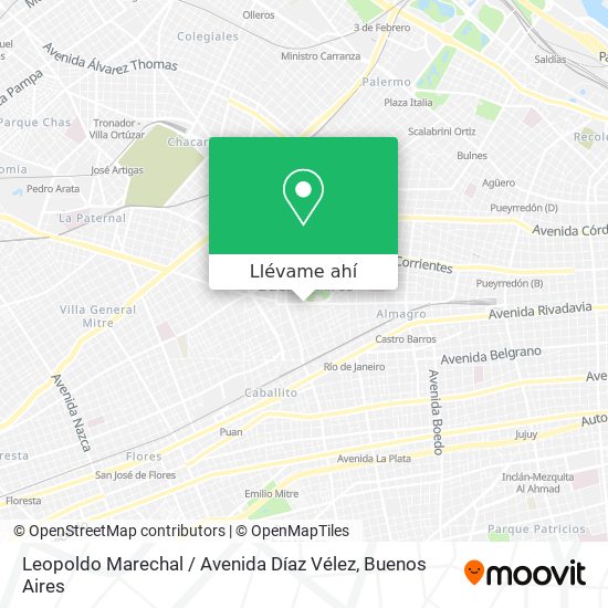 Mapa de Leopoldo Marechal / Avenida Díaz Vélez
