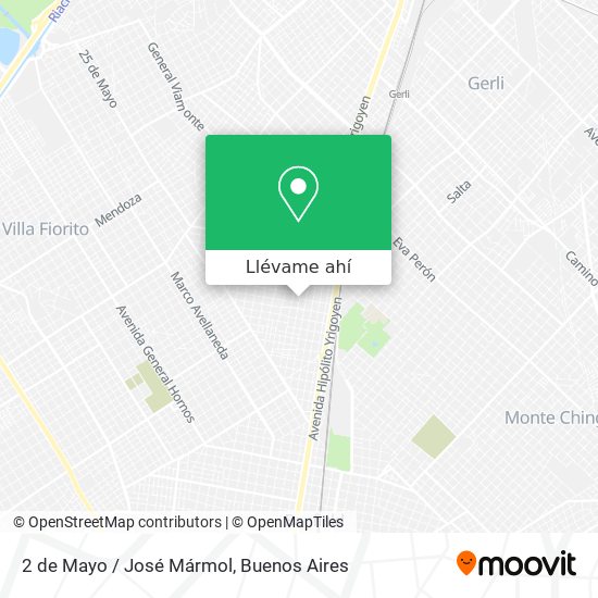 Mapa de 2 de Mayo / José Mármol