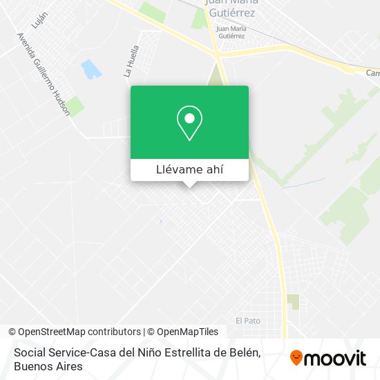 Mapa de Social Service-Casa del Niño Estrellita de Belén