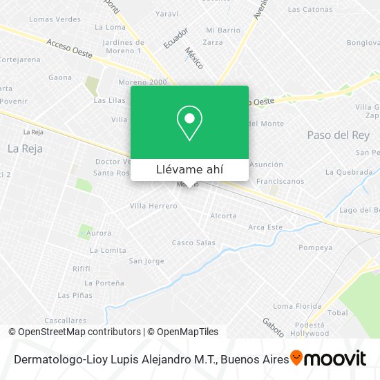 Mapa de Dermatologo-Lioy Lupis Alejandro M.T.