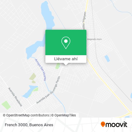 Mapa de French 3000