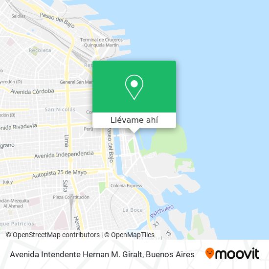 Mapa de Avenida Intendente Hernan M. Giralt