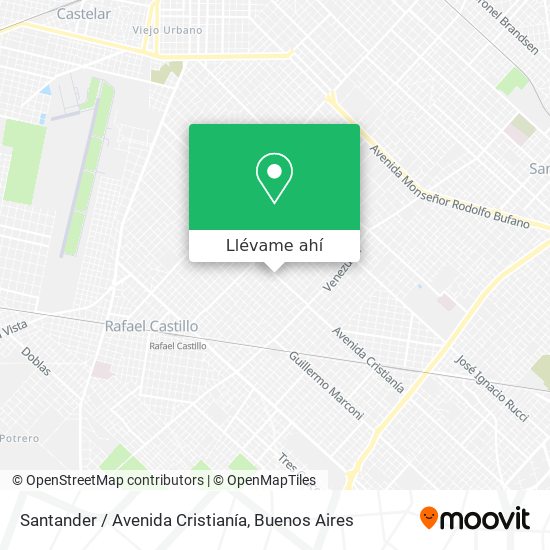 Mapa de Santander / Avenida Cristianía