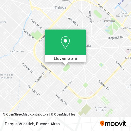 Mapa de Parque Vucetich