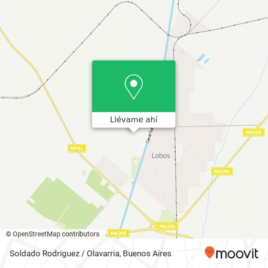 Mapa de Soldado Rodríguez / Olavarria