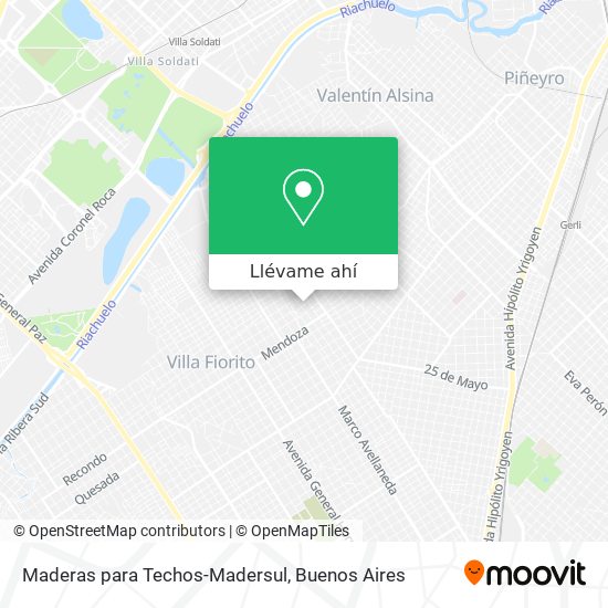 Mapa de Maderas para Techos-Madersul