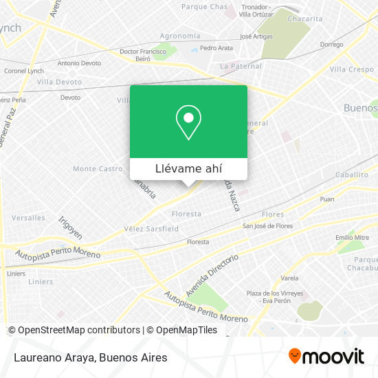 Mapa de Laureano Araya