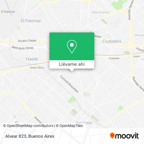 Mapa de Alvear 823