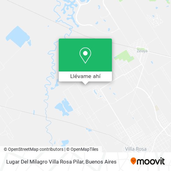 Mapa de Lugar Del Milagro Villa Rosa Pilar