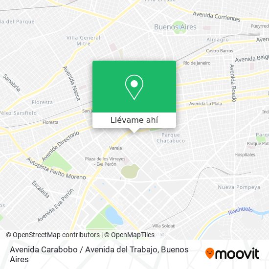 Mapa de Avenida Carabobo / Avenida del Trabajo