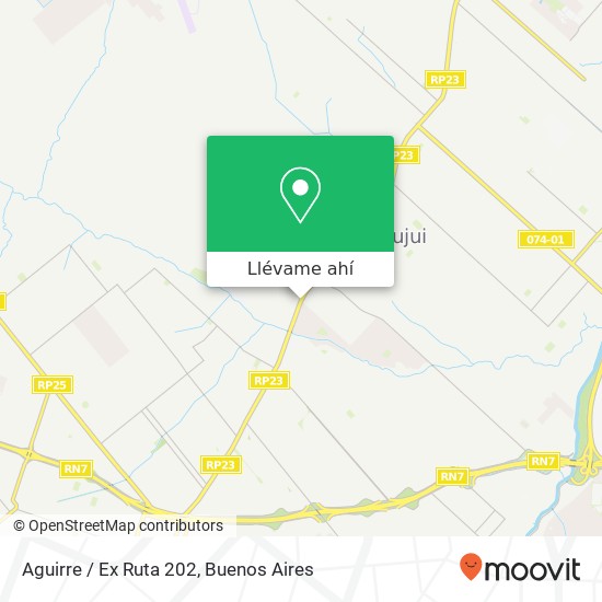 Mapa de Aguirre / Ex Ruta 202