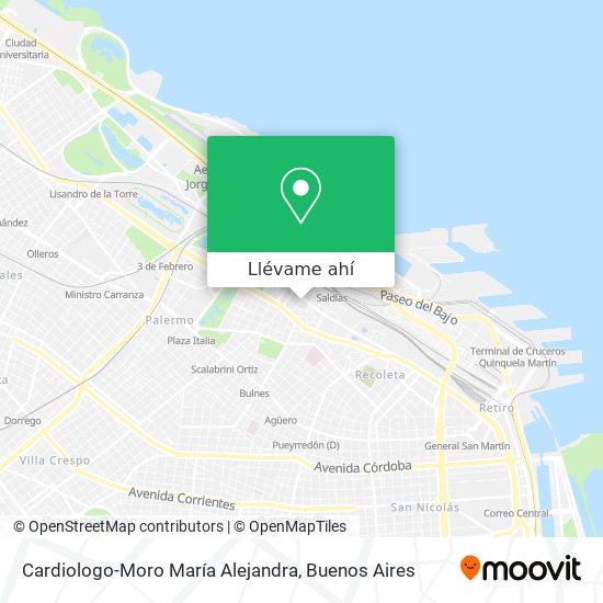 Mapa de Cardiologo-Moro María Alejandra