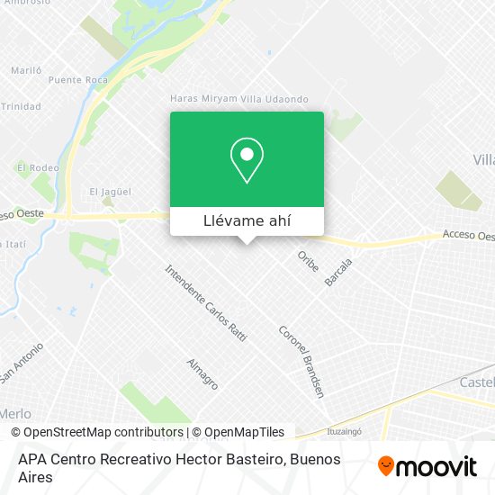 Mapa de APA Centro Recreativo Hector Basteiro