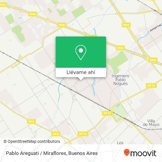 Mapa de Pablo Areguati / Miraflores