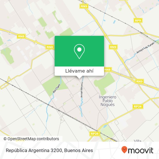 Mapa de República Argentina 3200