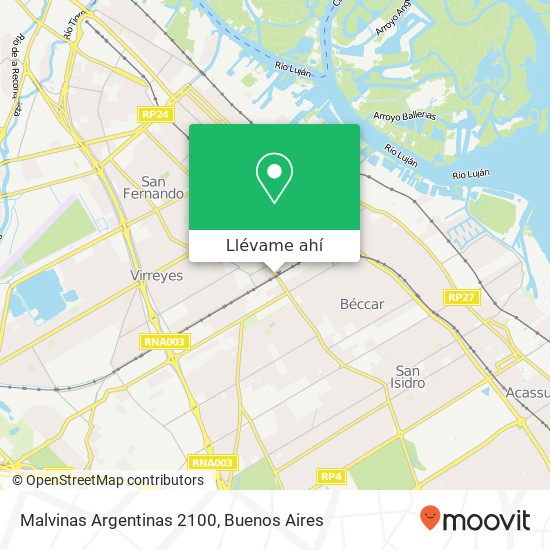 Mapa de Malvinas Argentinas 2100