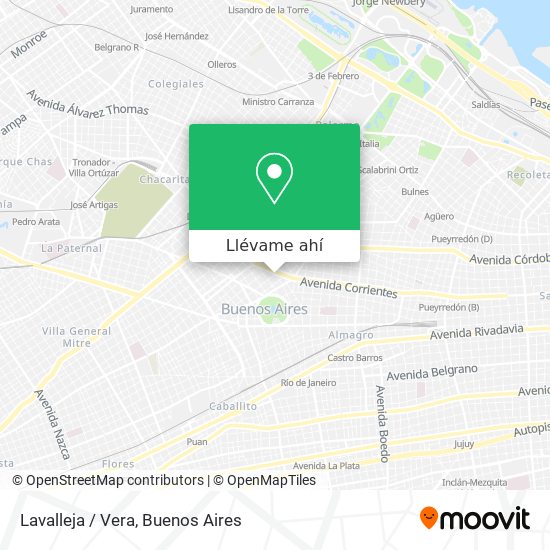 Mapa de Lavalleja / Vera