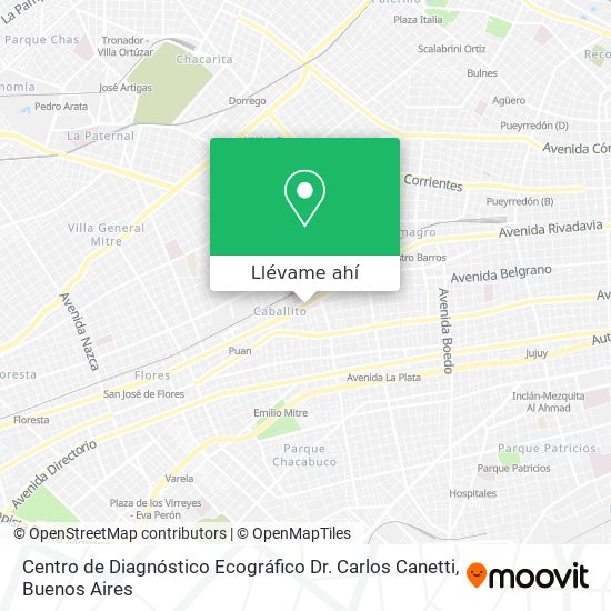 Mapa de Centro de Diagnóstico Ecográfico Dr. Carlos Canetti