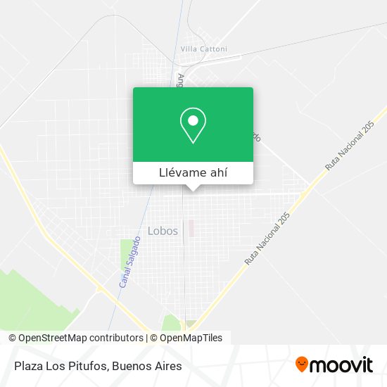 Mapa de Plaza Los Pitufos
