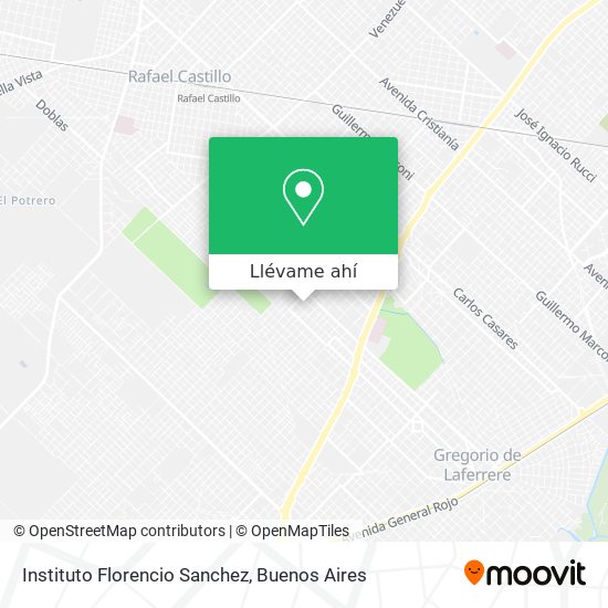 Mapa de Instituto Florencio Sanchez