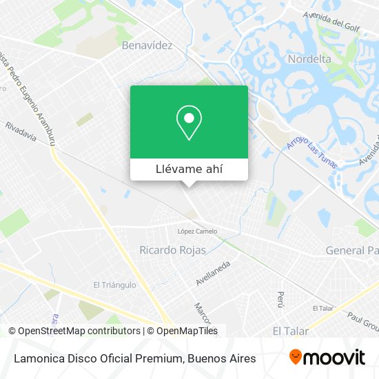 Mapa de Lamonica Disco Oficial Premium
