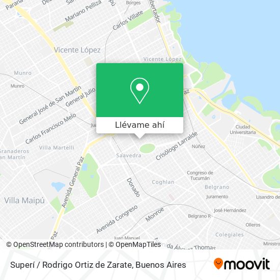 Mapa de Superí / Rodrigo Ortiz de Zarate