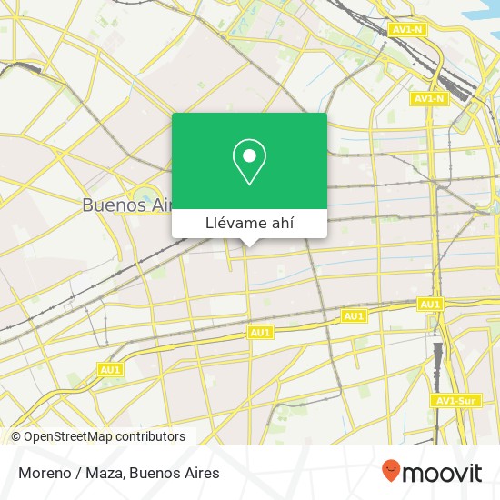 Mapa de Moreno / Maza