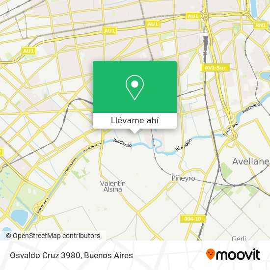 Mapa de Osvaldo Cruz 3980