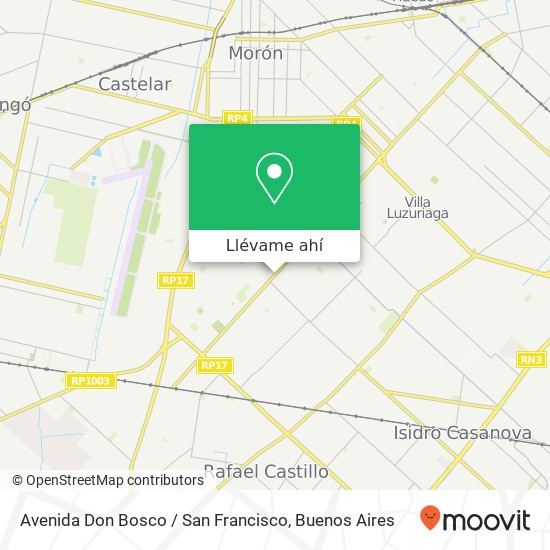 Mapa de Avenida Don Bosco / San Francisco