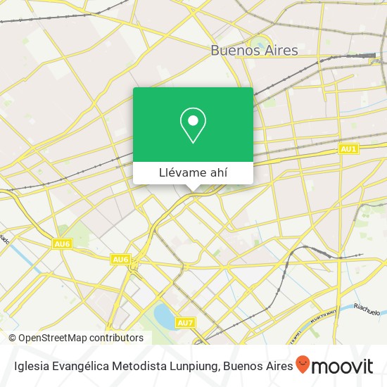 Mapa de Iglesia Evangélica Metodista Lunpiung