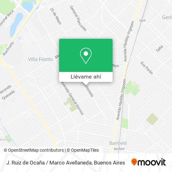 Mapa de J. Ruiz de Ocaña / Marco Avellaneda