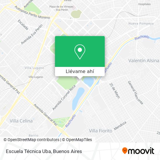 Mapa de Escuela Técnica Uba