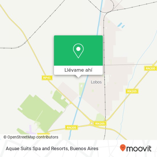 Mapa de Aquae Suits Spa and Resorts
