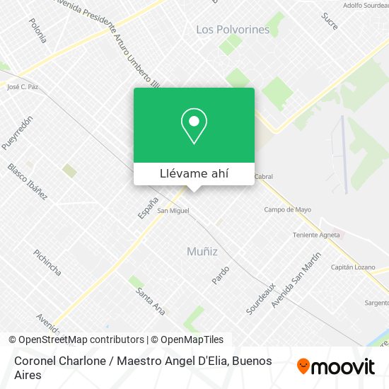 Mapa de Coronel Charlone / Maestro Angel D'Elia