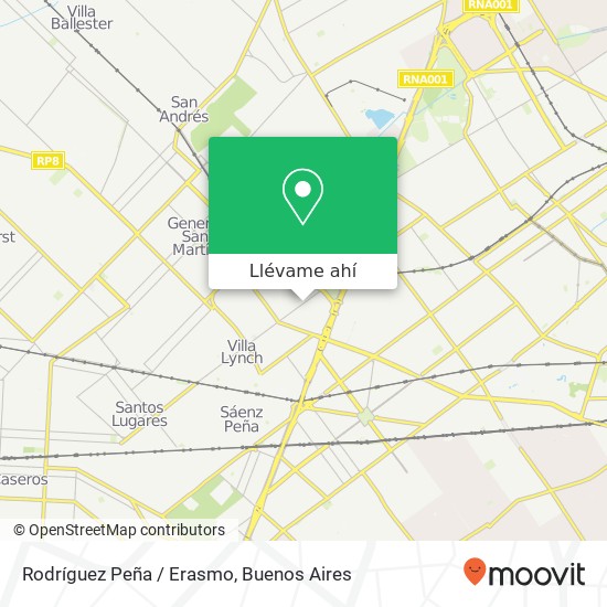 Mapa de Rodríguez Peña / Erasmo
