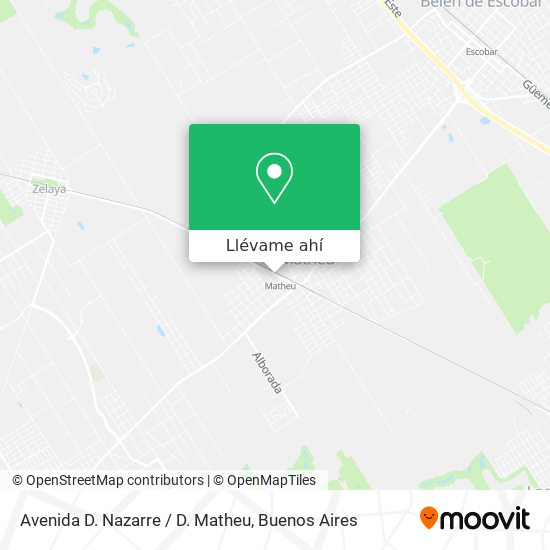 Mapa de Avenida D. Nazarre / D. Matheu